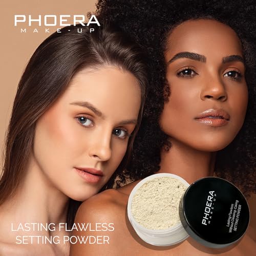 PHOERA Loose Setting Powder, Soft Focus 24H Oil Control