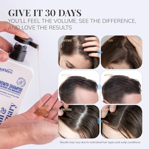 Biotin & Rosemary Hair Growth Shampoo - Sulfate Free for Thinning Hair