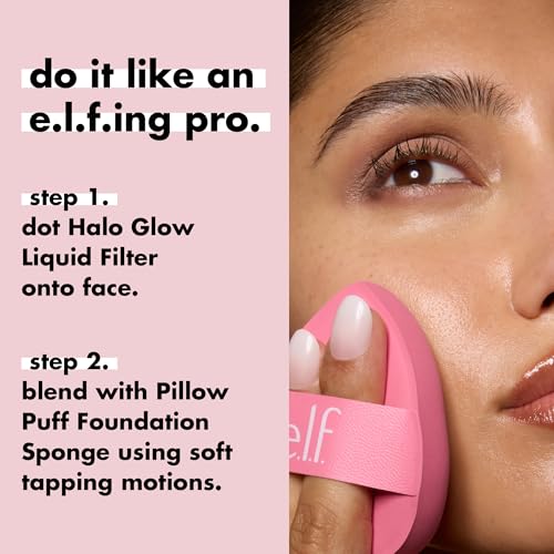 e.l.f. Pillow Puff Foundation Sponge - Ultra-Soft Foam