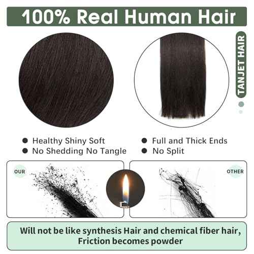 Hair Extensions Tape in Off Black 22 Inch 50g/Pack 20pcs Invisible Seamless Skin Weft Thick Tape in Hair Extensions Human Hair (#1B 22 Inch 50g/Pack 20pcs)