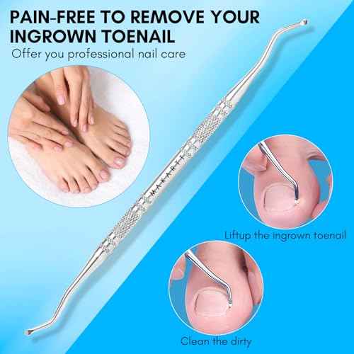 Makartt Toenail Clippers, 5-in-1 Stainless Steel Nail Clipper Set for Thick or Ingrown Toenails, Professional Removal Kit for Men, Women & Seniors