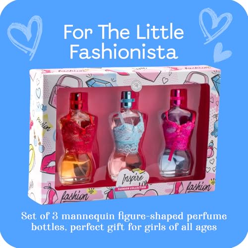 Mannequin Girls Perfume Set - Fruity Body Spray for Tweens