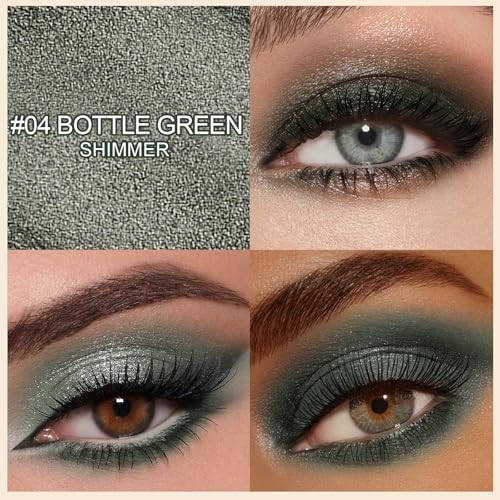 Erinde Waterproof Cream Eyeshadow Stick - Dark Green Shimmer