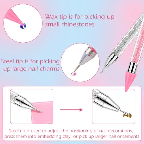 Rhinestone Picker Tool Kit - 3 Pens, 2 Tweezers, Wax Tips