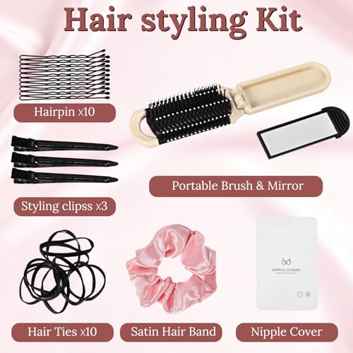 Bridal Emergency Kit with 40+ Wedding Essentials & Makeup Bag - Travel & Wedding Day Support