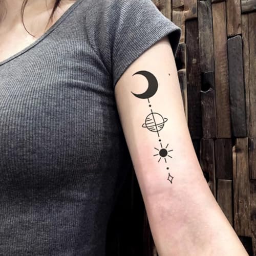 8 Sheet Temporary Tattoos Waterproof Stickers for Adults