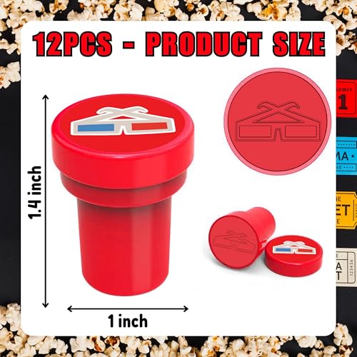Movie Night Party Favors Set - 36PCS Stamps & Tattoos