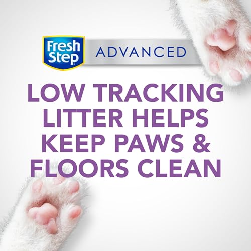 Fresh Step Clumping Cat Litter, Advanced, Clean Paws Multi-Cat, Extra Large, 37 Pounds total (2 Pack of 18.5lb Boxes)