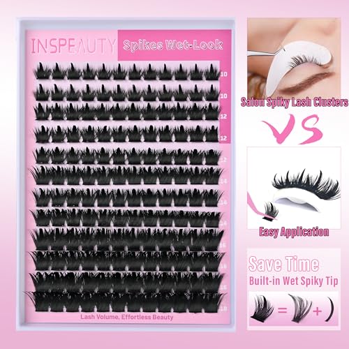 Manga Lash Clusters - Spiky Wet-Look Individual Eyelashes 10-18mm