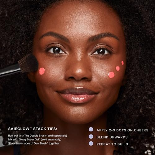 Saie Dew Liquid Blush Trio - Hydrating Cream Blush Sticks