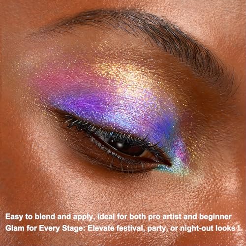 Afflano Multichrome Holographic Eyeshadow - Rainbow Shift