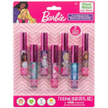 Barbie 7-Piece Plant-Based Lip Gloss Set for Girls