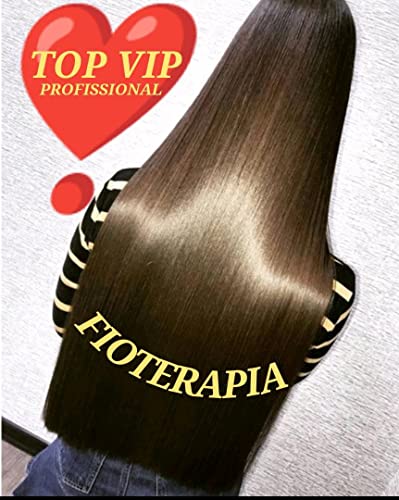 Top Vip Cosmetic Fioterapia Brazilian Keratin Treatment 300ml | Progressive Brush | Straightening Smoothing System | Thermal Sealing | Progressiva Fioterapia Top vip 300ml | Alisamento brasileiro