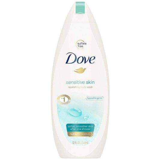 Dove Body Wash, Sensitive Skin, 12 oz