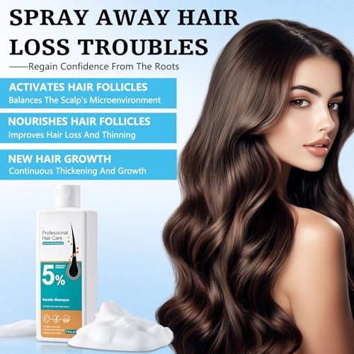 5% Minoxidil Hair Growth Shampoo for Men & Women