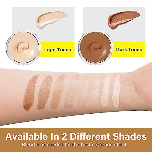 Waterproof Tattoo Cover Up Makeup - 2-Color Concealer Set