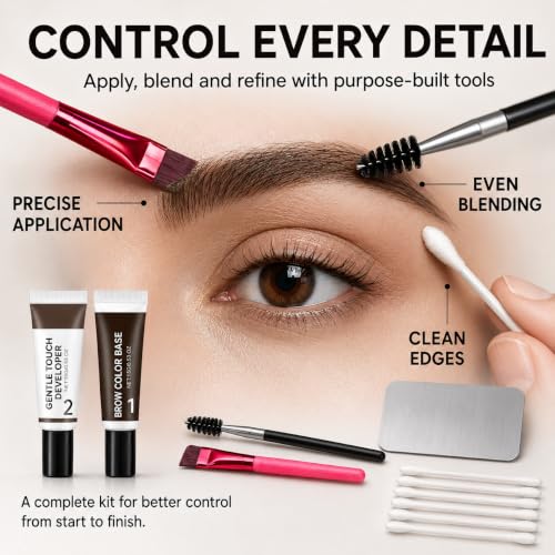 JARDIN 2-in-1 Brow Color Kit - Light Brown | 30g Value Set