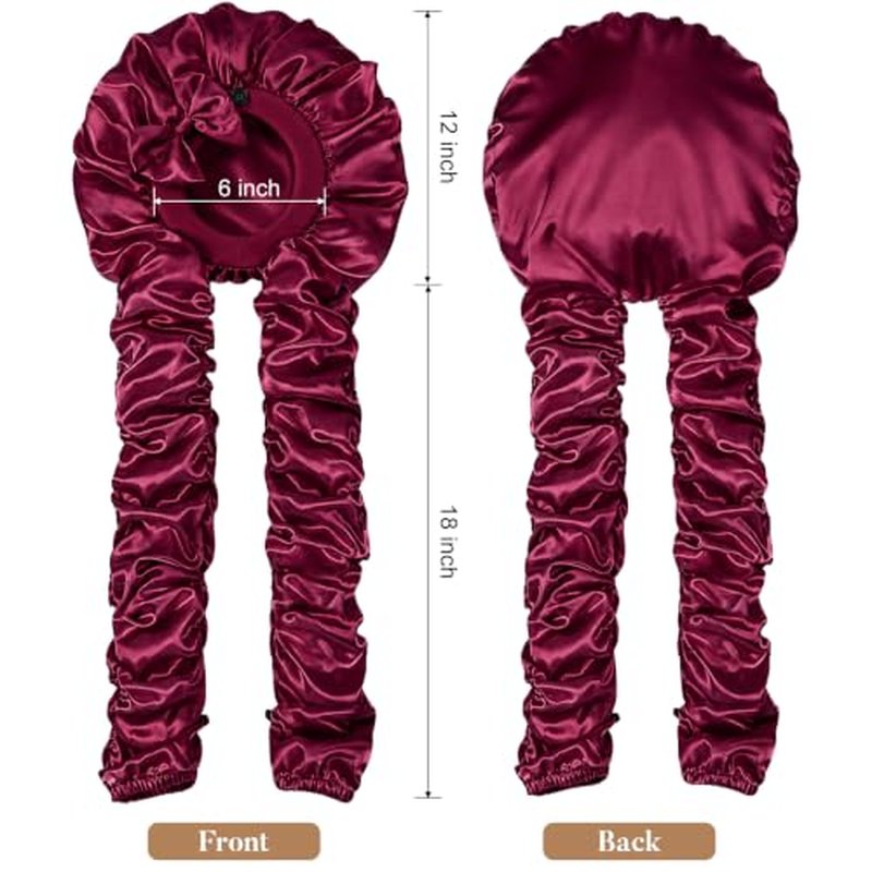 Double Layer Satin Bonnet for Braids & Long Hair - Aileam