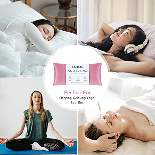 Eye Pillows for Relaxation & Sleep - Weighted Yoga Pillow 2 Pack