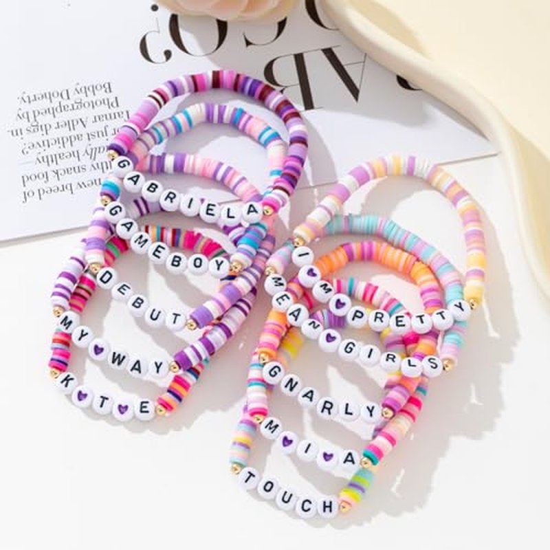10Pc Korea-Pop Beaded Bracelets Set