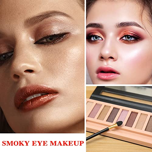 LZYLLS 12 Shades Nude Matte Eyeshadow Palette,Shimmer Naked Eyeshadow Palette,Eye Shadow Palette Natural Flash Waterproof Smoked Professional Makeup Palette With Brush(Matte)