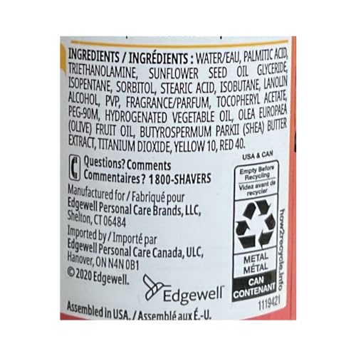 Skintimate Vanilla Sugar Shave Gel for Women | Skintimate Shaving Cream for Women, Womens Shaving Cream, Shave Cream, Shaving Foam, Womens Shave Gel with Vitamin E & Shea Butter, 7oz - Pack of 6