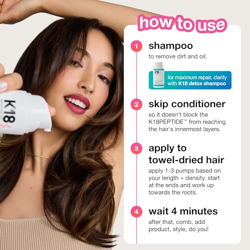 K18 Leave-In Molecular Repair Hair Mask - 4 Minute Treatment