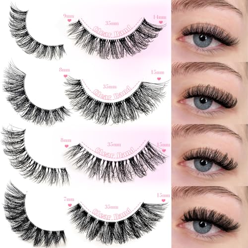 FARRED Wispy Cat Eye False Eyelashes - 20 Pair Pack