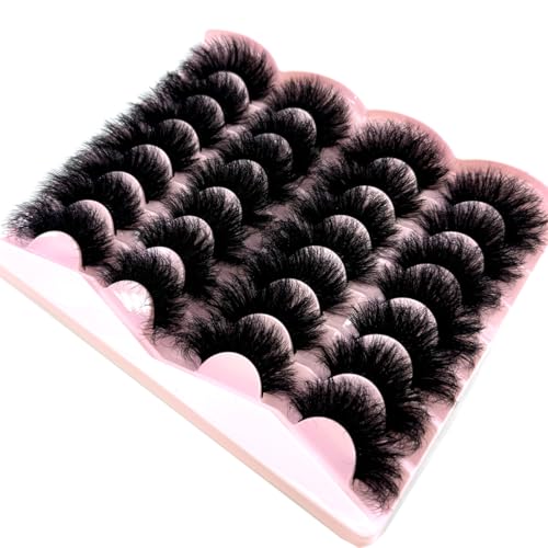 14 Pairs 25mm 3D Mink Lashes - Dramatic Volume