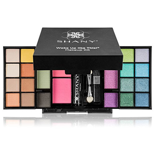 SHANY Woke Up Like This Makeup Kit - 23 Eyeshadows, Blush & Mascara