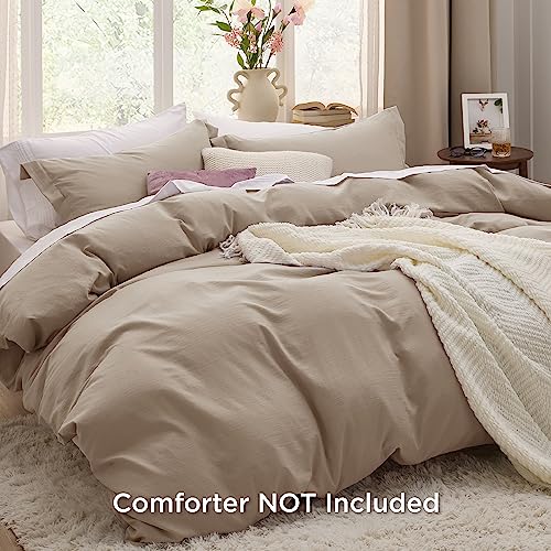 Bedsure Hazel Twin Duvet Cover Set - Soft Prewashed Duvet Cover Twin Size, 2 Pieces, 1 Duvet Cover 68x90 Inches with Zipper Closure and 1 Pillow Sham, Comforter Not Included