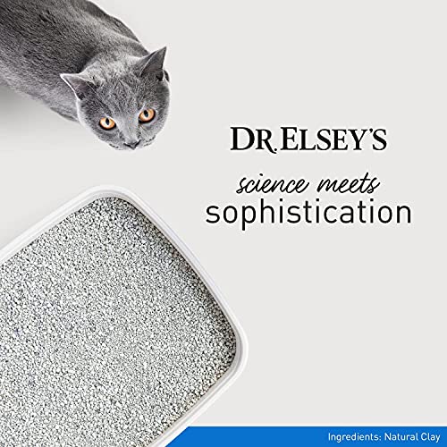 Dr. Elsey's Premium Clumping Cat Litter - Ultra - 99.9% Dust-Free, Low Tracking, Hard Clumping, Superior Odor Control, Unscented & Natural Ingredients