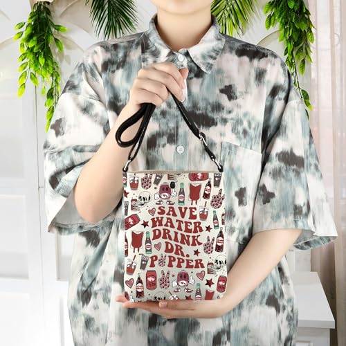 Dr P Crossbody Bag - Vodka Drinker & Soda Lover Gift