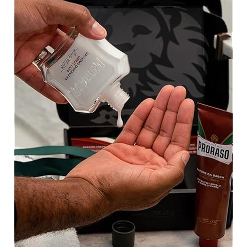 Proraso Shaving Kit - Nourishing Shaving Cream & After Shave Balm for Coarse, Thick Beards - Premium Italian Shave Kit Duo for Men - Gift Set for Men