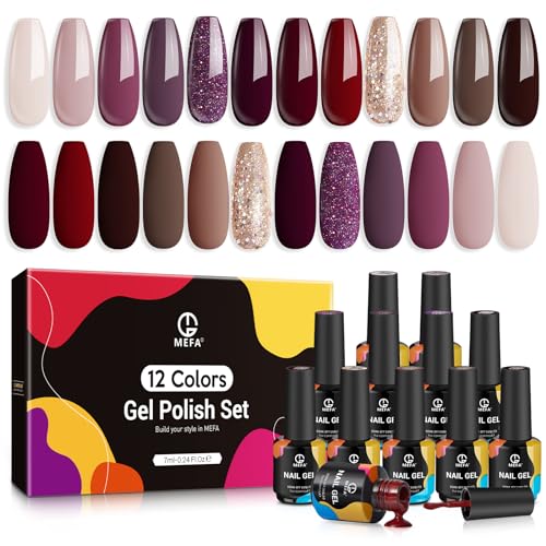 MEFA Gel Nail Polish Set 1