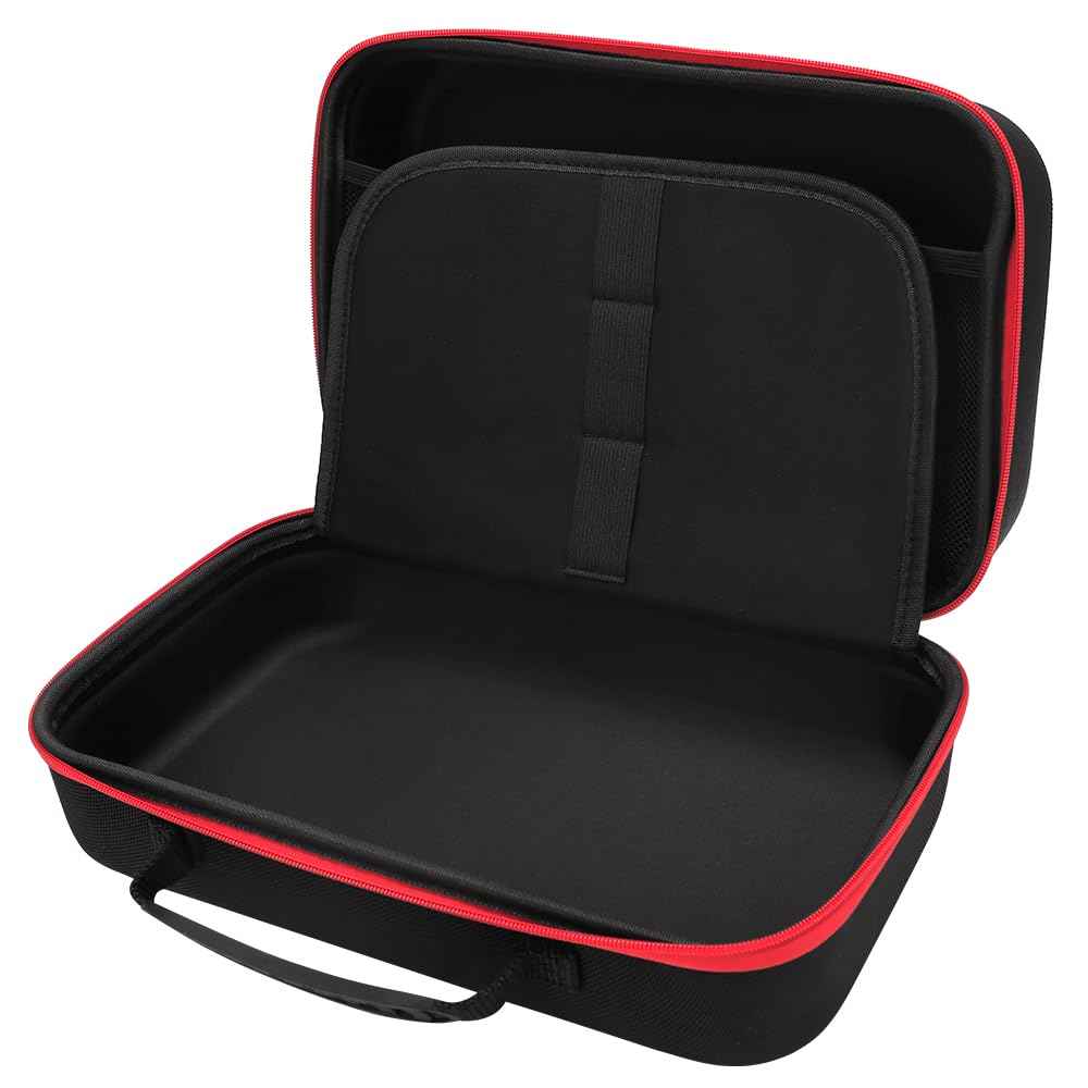 Barber Tool Bag, 12x7x5 inch Case Compatible with Hair Clipper Barber, Clipper Bag for Barbers,Travel Storage Organizer for Comb Cutting Guide, Clipper Blade Oil, Cleaning Brush and Other Grooming Kit