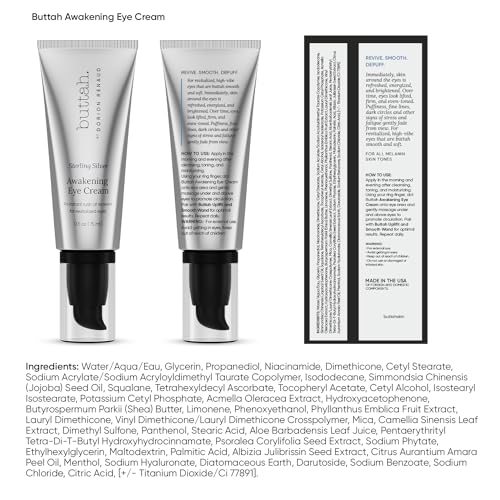 Buttah Skin Sterling Silver Radiance Kit - Retinol Oil & Eye Cream