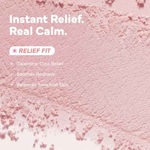 SAM¡¯U PH Sensitive Relief Fit Face Mask ? Redness-Reducing & Calming Vegan Sheet Mask with 5 Cica Complex and Tea Tree, Soothing Travel-Friendly Korean Skincare (5 Sheets)