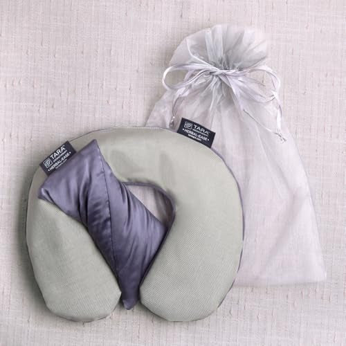 TARA Spa Therapy Herbal-Ease Aromatherapy Neck Pillow & Silk Eye Pillow Set
