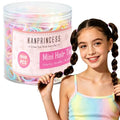 KANPRINCESS 1000pcs Mini Hair Rubber Bands - Soft Elastic Ties for Kids