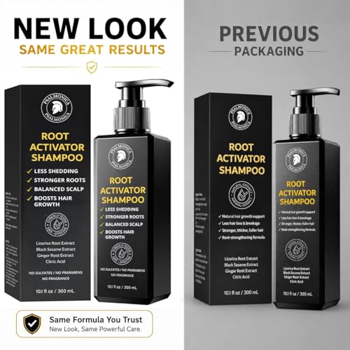 Psalmonica Root Activator Herbal Hair Growth Shampoo for Thinning Hair