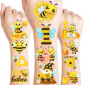 96-Piece Bee Temporary Tattoos for Kids | Waterproof Party Favors
