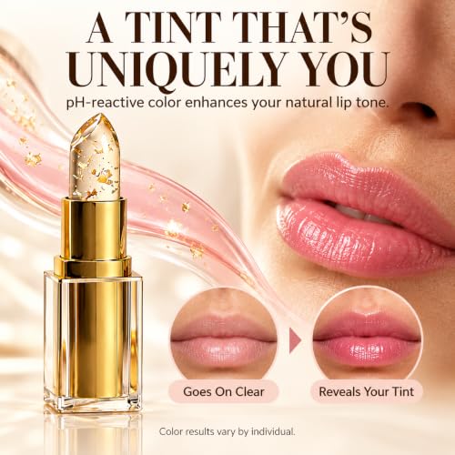 pH-Reacting Lip Gloss for Mature Lips - Long-Lasting Hydrating Lip Balm