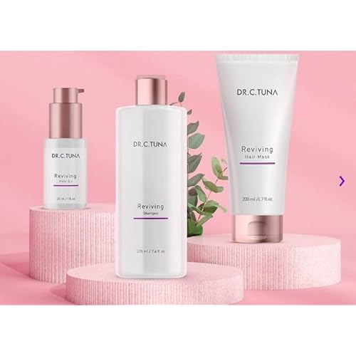 FARMASi Dr. C. Tuna Reviving Hair Mask, Lightweight Nourishing Formula with Garlic Extract, Capixyl & Trichogen, Softening & Shine-Enhancing Care for All Hair Types, 6.7 fl oz