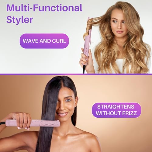 Asani 360° Airflow 2-in-1 Hair Straightener & Curling Wand