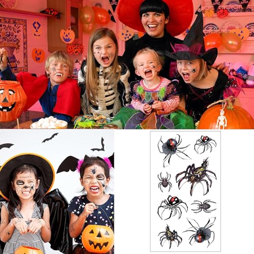 Halloween Wound Tattoo Stickers - 26 Sheets Waterproof SFX Makeup