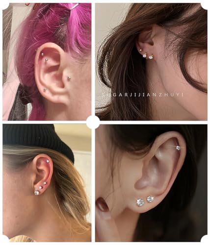 VitaCool Ear Piercing Kit with Gun & 3mm Gold Studs