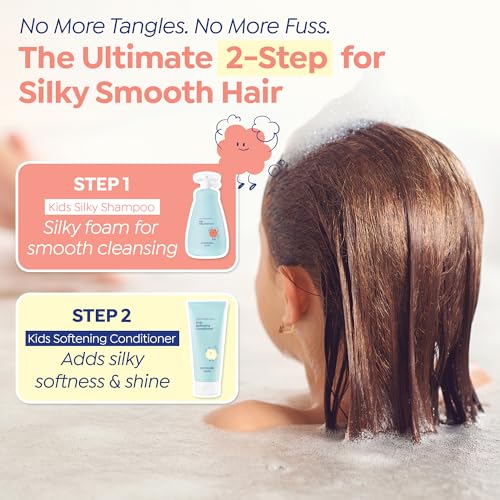 Kids Silicone-Free Detangling Conditioner for Frizzy Hair - 6.76oz