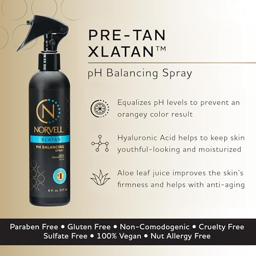 Norvell Pre Sunless Tanning XLATAN pH Balancing Spray 8oz