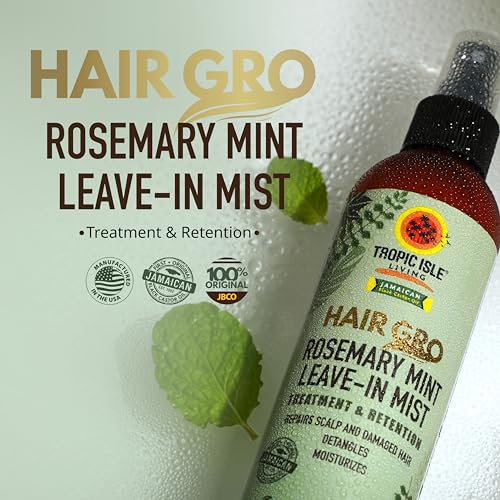 Rosemary Mint Leave-In Conditioner 8oz - Moisturizes & Detangles Hair